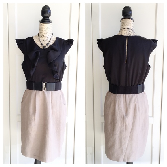 Max & Cleo Dresses & Skirts - Max and Cleo Black & Tan Dress